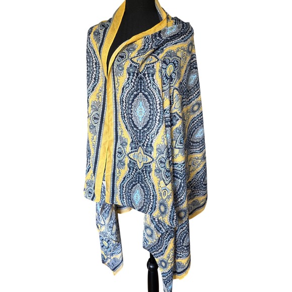 Dress Barn Accessories - Dress Barn Paisley Medallion Lightweight Boho Shawl Scarf Wrap Vacation Layering